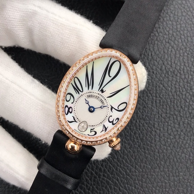 ZF Factorytop-tier watch Breguet ladies white dial Silk Juan Bracelet Queen of Naples series watch front view