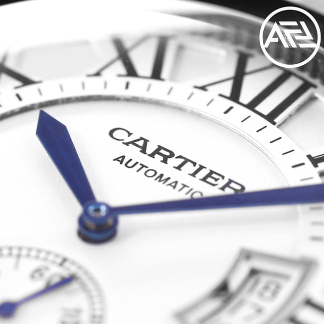top-tier watch Cartier Kalibo series men's white dialsteel bracelet automatic movement watch detail shots