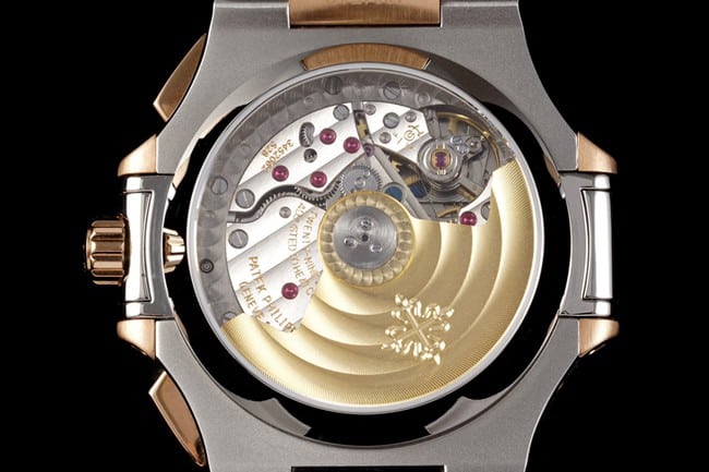 3K FactoryPatek Philippetop-tier watch men's blue dial gold belt Nautilus series multifunctional chronograph watch movement picture