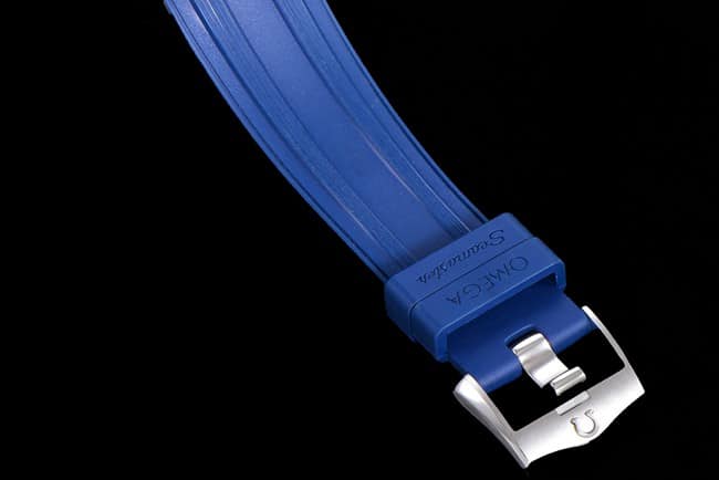 OM FactoryOmegatop-tier watch new Seamaster 300m men's blue dial blue rubber strapchronograph watch clasp picture