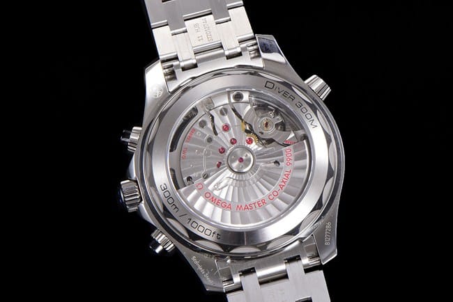 OM Factorytop-tier watch Omega men's black dialsteel bracelet new Seamaster 300m 44mmchronograph watch movement picture
