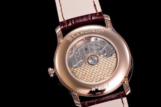 OM FactoryBlancpaintop-tier watch new V3 upgraded men's gray plate brown belt mechanical watch back cover picture