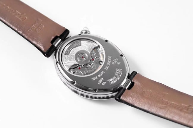 ZF Factory Breguet top-tier watch women's white dial black belt Naples Queen leather strap watch movement picture