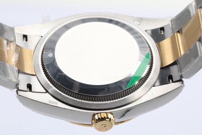 EW Factorytop-tier watch Rolex men's gold disc gold belt Oyster Datejust36 series mechanical watch back cover picture