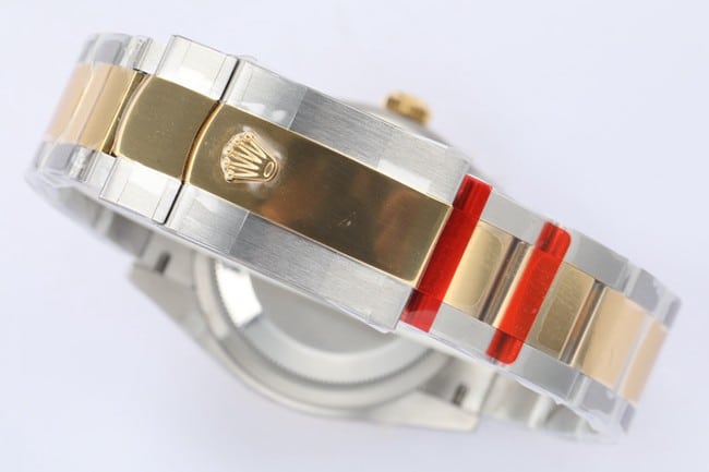 EW Factorytop-tier watch Rolex men's gold plate gold belt Oyster Datejust36 series mechanical watch clasp picture