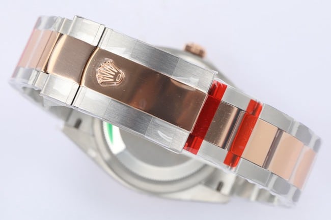 EW FactoryRolextop-tier watch automatic movement men's gray plate steel braceletDatejust36 series watch clasp picture