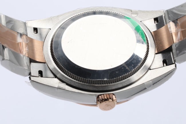 EW FactoryRolextop-tier automatic movement men's gray plate steel braceletDatejust36 series watch back cover picture