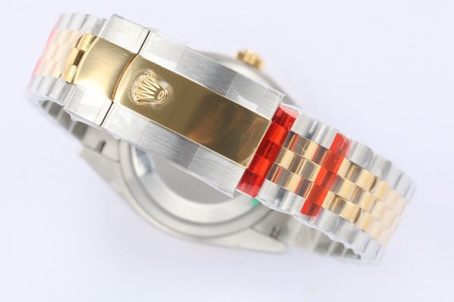 EW Factorytop-tier watch 2021 new Rolex Oyster Datejust36 series men's gold plate gold belt mechanical watch clasp picture