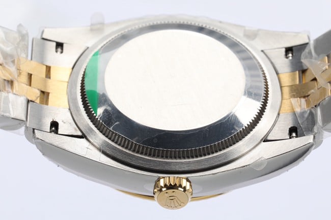 EW Factorytop-tier watch 2021 new Rolex Oyster Datejust36 series men's gold plate gold belt mechanical watch back cover picture