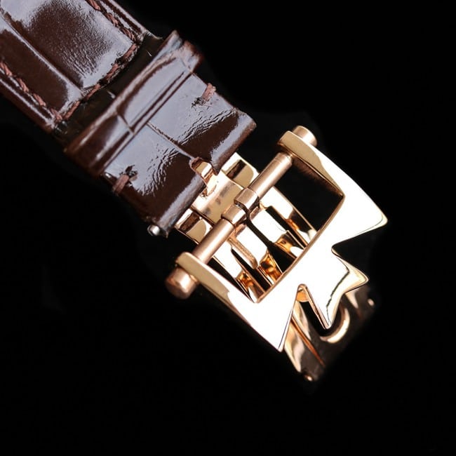 top-tier watch Vacheron Constantin men's brown plate brown belt loft craftsman series leather strap watch clasp picture