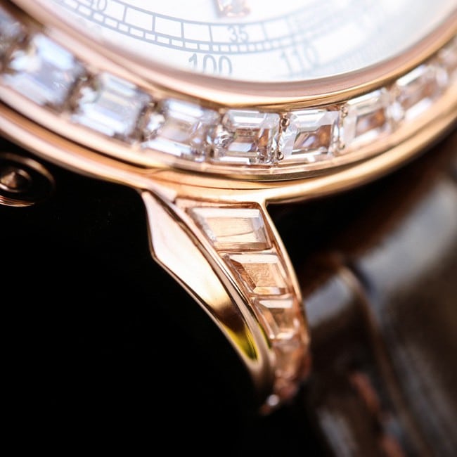 PFF factory Patek Philippetop-tier watch super complex function chronograph series men's white dial brown belt watch detail shots