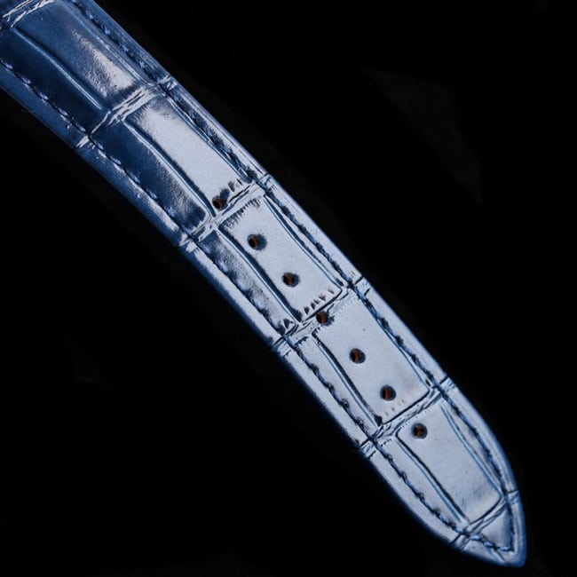 PFF factory top-tier replicaPatek Philippe super complex function chronograph series men's blue dial blue belt mechanical watch leather strap picture