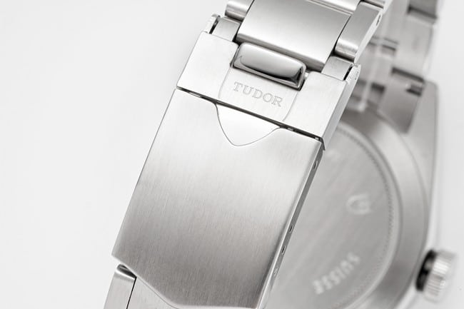 top-tier watch Tudor men's white dialsteel bracelet Biwan M79540 series 41 mechanical watch clasp picture