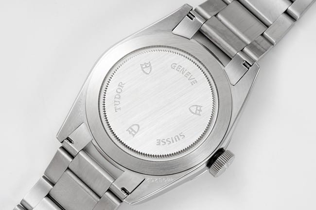 Top-tier watch Tudor men's white dialsteel bracelet Biwan M79540 series 41 mechanical watch back cover picture