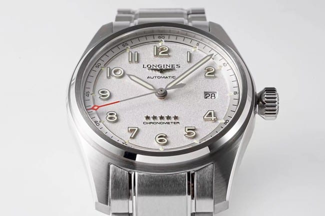 ZF Factorytop-tier watch Longines men's pioneer series dialsteel bracelet mechanical watch detail shots