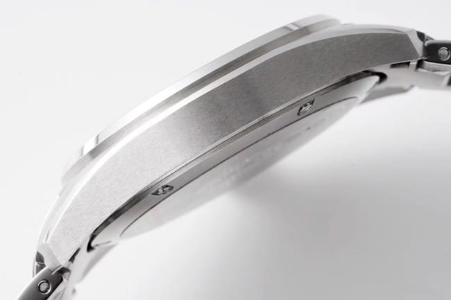 ZF Factorytop-tier watch Longines men's pioneer series dialsteel bracelet mechanical watch side view