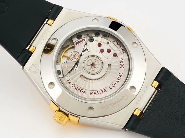 TW factory Omegatop-tier watch Constellation series men's gold plate brown band watch movement picture
