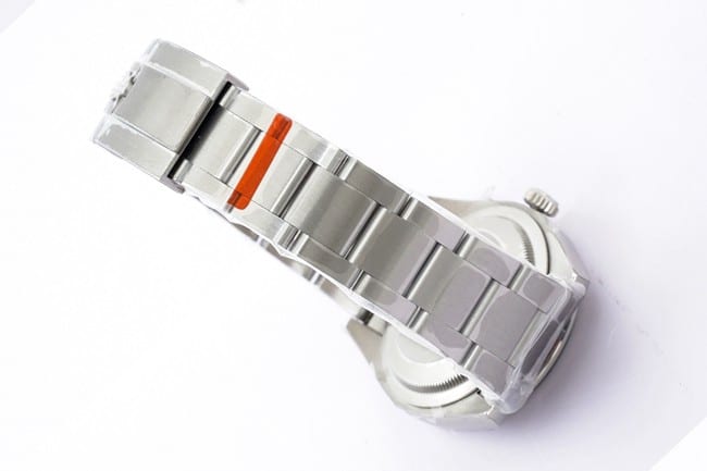 EW Factorytop-tier replicaRolex men's black dialsteel bracelet explorer type 36 series steel bracelet watch clasp picture
