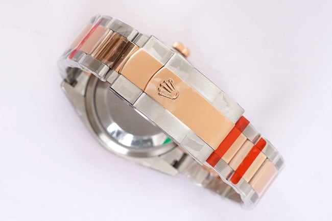 EW Factorytop-tier watch Rolex2021 new men's white dial gold belt Oyster Datejust36 series watch clasp picture