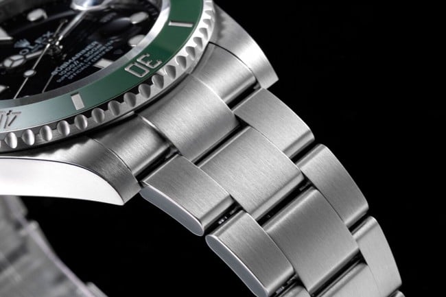 RF factory top-tier watch Rolex automatic movementblack dialsteel bracelet men's watch detail shots