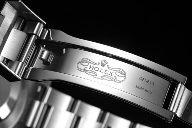 RF factory top-tier watch Rolexautomatic movementblack dialsteel bracelet men's watch clasp picture