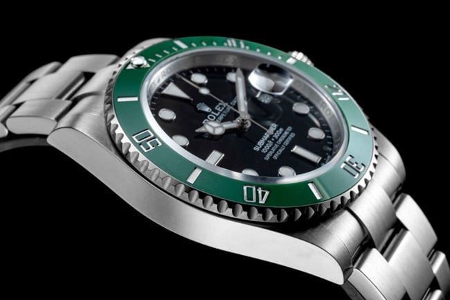 RF factory top-tier watch Rolex automatic movementblack dialsteel bracelet men's watch detail shots