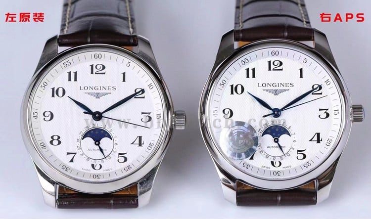 APS factory Longinestop-tier watch master series L2.909.4.78.3moon phase comparison Genuine evaluation dial comparison chart