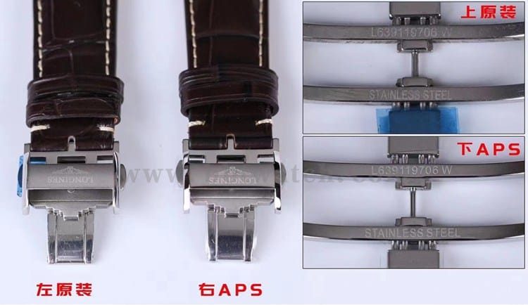 APS factory Longinestop-tier watch master series L2.909.4.78.3moon phase comparison Genuine evaluation braceletclasp comparison chart