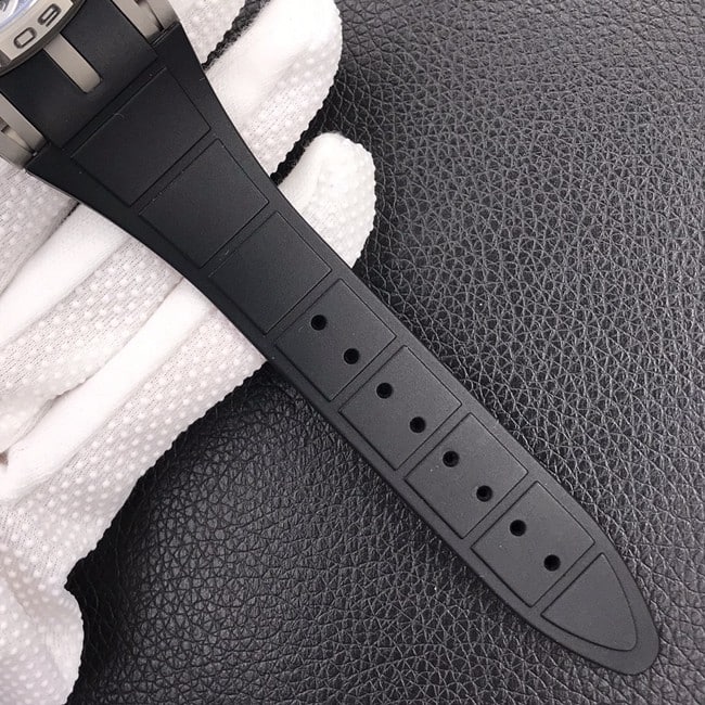 BBR factory top-tier watch Roger Dubuis men's black dialrubber strap manual winding tourbillon watch leather strap picture