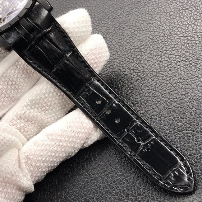 BBR factory top-tier watch Roger Dubuis manual winding tourbillon men's black dialleather strap watch leather strap picture