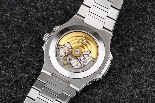 R8 factory top-tier watch Patek Philippe men's white dialsteel bracelet sport elegant starry sky series automatic movement watch movement picture
