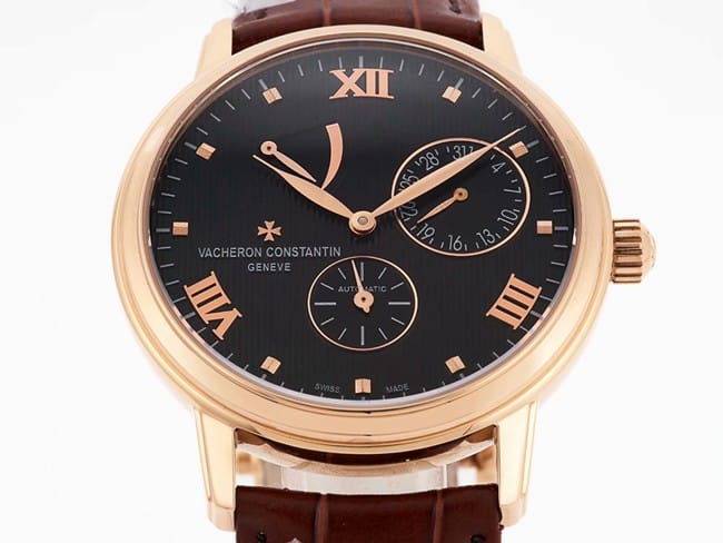 APEX factory top-tier watch Vacheron Constantin series automatic movement black dial red strap men's watch front view
