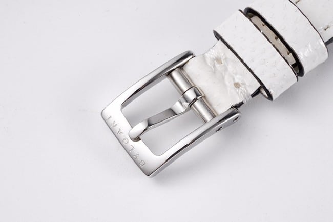 BV factory top-tier watch BvlgariquartzSerpenti series women's white dialleather strap watch clasp picture