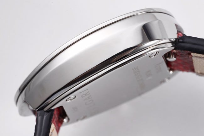 BV Factory Top collectible watches Bvlgari Quartz Serpenti Series Women's Red Strap Belt Watch Side View