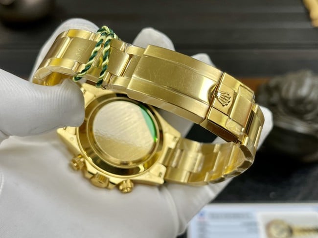 Rolextop-tier watch men's gold plate gold belt Daytona series mechanical watch clasp picture
