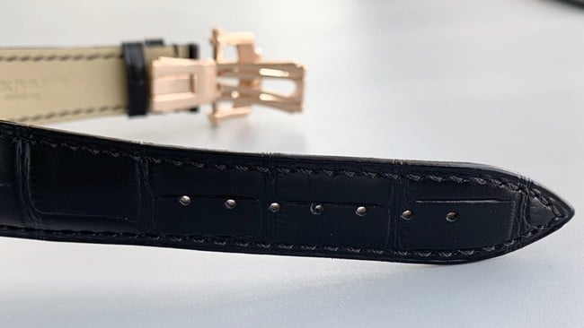 Patek Philippetop-tier watch automatic complex function series tourbillon men's black belt manual mechanical leather strap watch leather strap picture