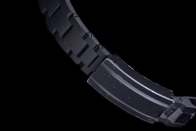 Rolextop-tier watch men's black dialsteel braceletSubmariner series mechanical watch clasp picture