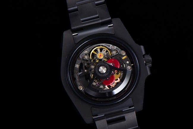 Rolextop-tier watch men's black dialsteel braceletSubmariner series mechanical watch movement picture