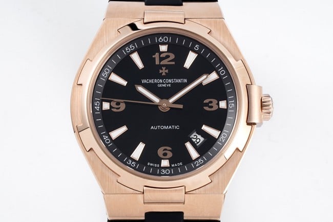 8F factory top-tier watch Vacheron Constantin men's black dialblack dial all over the world series automatic movement watch front view