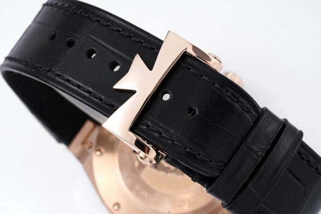 8F factory top-tier watch Vacheron Constantin men's black dialblack dial all over the world series automatic movement watch clasp picture