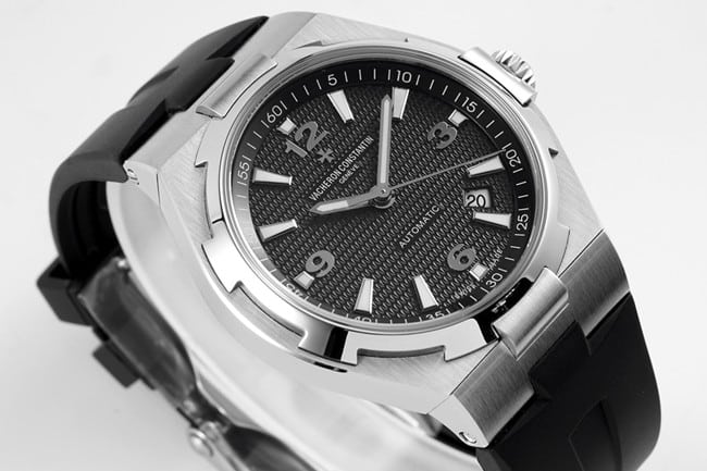 8F factory Vacheron Constantintop-tier watch automatic movement men's black dialsteel bracelet Zonghengsihai series watch front view