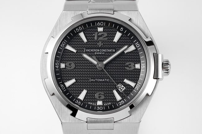 8F factory Vacheron Constantintop-tier watch automatic movement men's black dialsteel bracelet Zonghengsihai series watch front view