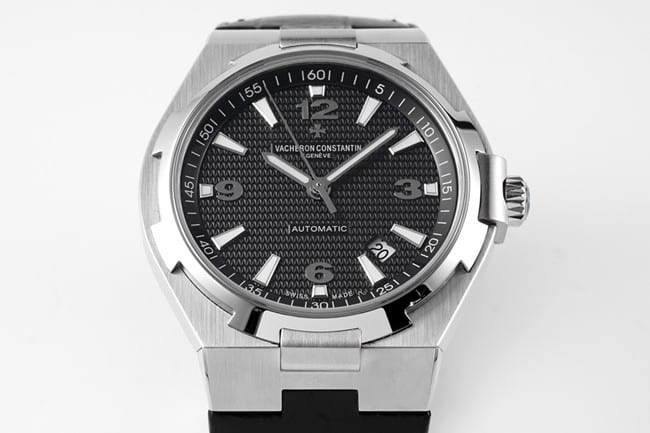 8F factory Vacheron Constantintop-tier watch automatic movement men's black dialsteel bracelet Zonghengsihai series watch front view
