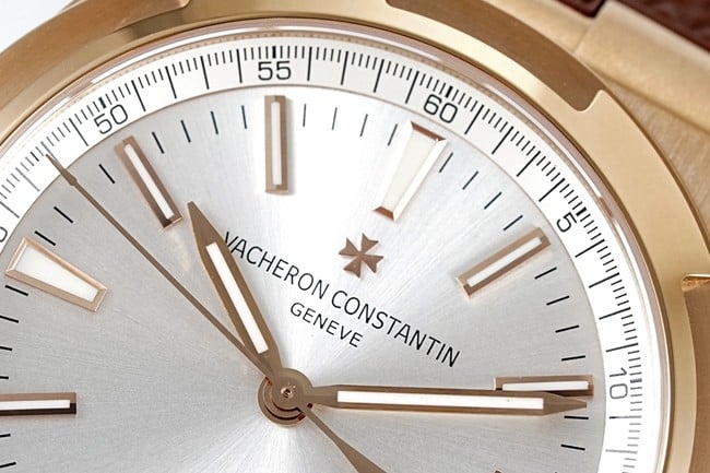 8F factory top-tier watch Vacheron Constantin men's white dial brown belt Across the World series mechanical watch detail shots