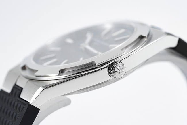 8F factory top-tier watch Vacheron Constantin ultra-thin series men's black dialrubber strap manual winding watch detail shots