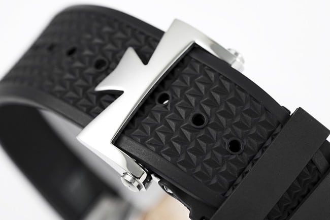 8F factory top-tier watch Vacheron Constantin ultra-thin series men's black dialrubber strap manual winding watch clasp picture
