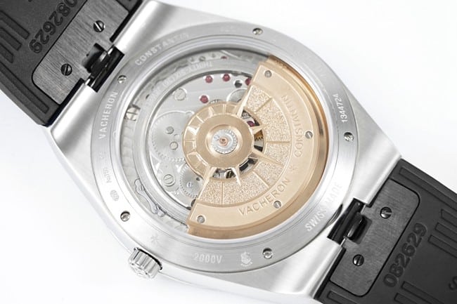 8F factory Vacheron Constantintop-tier watch automatic movement men's white dialrubber strap ultra-thin series watch movement picture