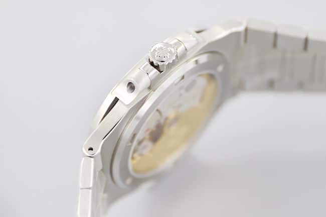 3K Factorytop-tier watch Patek Philippe fully automatic movement men's blue dialsteel bracelet watch side view