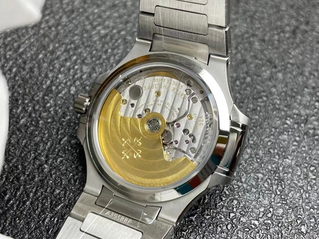 3K Factorytop-tier watch Patek Philippe fully automatic movement women's blue dialsteel braceletNautilus series watch movement picture