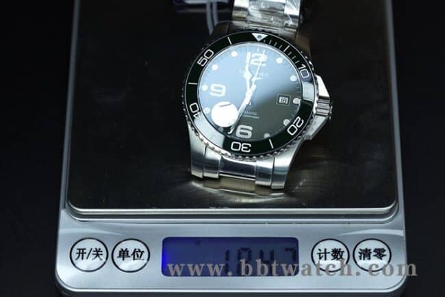 ZF FactoryLonginestop-tier watch Concas green men's black dialsteel bracelet fully automatic movement watch weight chart